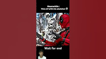 Deadpool talking to Wolverine skeleton 💀😱😱 #deadpool #deadpool3 #shortsfeed #shorts #marvel #nsync