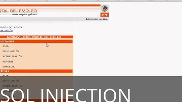 Inyección SQL - ejemplo real. SQL injection - real example