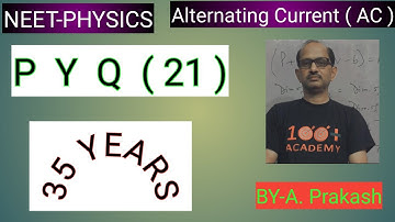 An AC voltage is applied to a resistance R and an inductor L in series. If R and the;  AIPMT 2011.