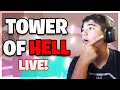 🔴 TOWER OF HELL LIVE 1V1ING VIEWERS WINNER GETS ROBUX | Roblox Livestream