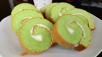 Bolu Gulung Pandan Anti Lengket || resep bolu gulung enak dan lembut pake 3 butir telur Bolu Gulung Pandan Anti Lengket || resep bolu gulung enak dan lembut pake 3 butir telur