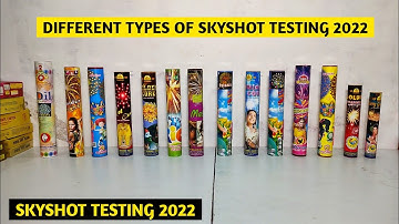 Testing Different Types of Skyshot | Big Sky shot Testing | Sky Shot Testing | Crackers Testing 2022