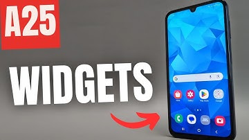 Samsung Galaxy A25 - How to Add Widgets to Home Screen