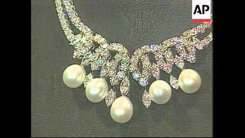 USA: AUCTION OF JEWELS WORN BY PRINCESS DIANA