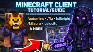 BEST HACK CLIENT FOR MINECRAFT 1.21 || FOR IOS/ANDROID/WINDOWS || WORKS IN LIFEBOAT, DONUT SMP, 2B2T