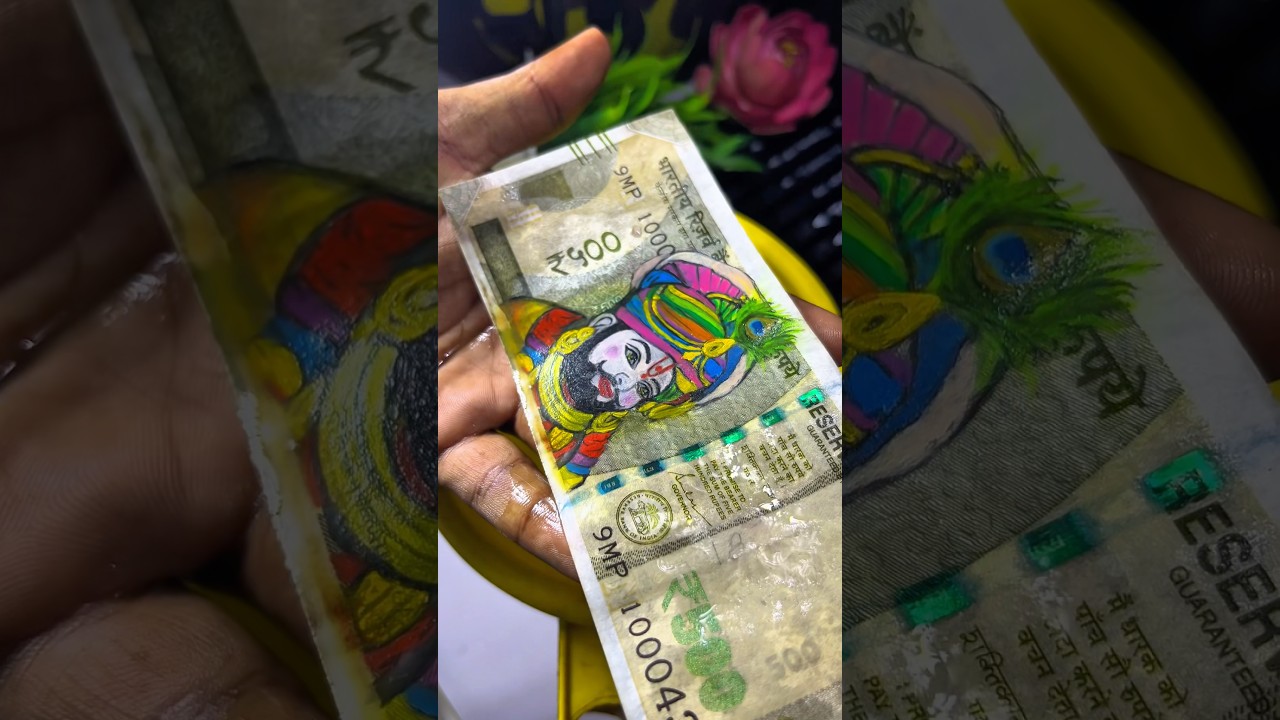 Painting On 500 Rs  🔥🤯 💸 