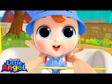 Let's Go Play! | Animal Learning Videos | Little Angel Kids Songs & Nursery Rhymes