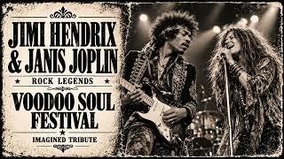 Janis Joplin & Jimi Hendrix | Psychedelic Blues Rock Full Album  | Inspired Tribute