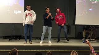 Video thumbnail of "Drummer Boy by Justin Bieber - Lip Sync Battle from NCSU YLC Christmas Club"