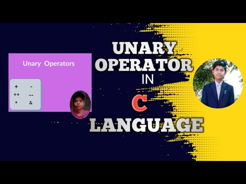 unary operator exersize in c languge