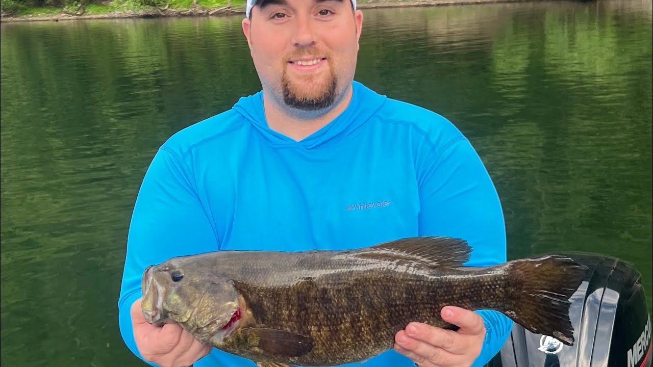 Hot Summertime Smallmouth Bass Fishing; when should you go deep? When should you go shallow?
