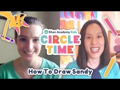How To Draw Sandy The Dingo Character Drawing For Kids Circle