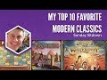 My Top 10 Favorite Modern Classic Board Games