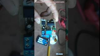 Home made remote control switch 12Volt #shorts