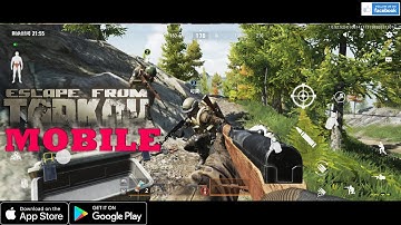 Dark Area Breakout ESCAPE FROM TARKOV MOBILE TRAILER REALISTIC AUDIO GAMEPLAY  2022