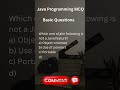 Java Quiz 💻Which is NOT a Java feature? 🤔Comment your answer! 👇🔥