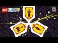 LEGO NEXO KNIGHTS - Sword, Axe & Lance of Merlok Combo Shield Scannable