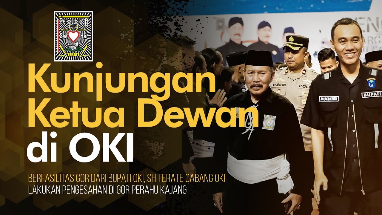 Berfasilitas GOR dari Bupati OKI, SH Terate Cabang OKI Lakukan Pengesahan di GOR Perahu Kajang
