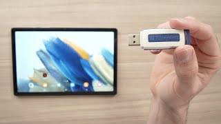 Samsung Galaxy Tab A: كيفية نقل البيانات من وحدة التخزين الداخلية إلى محرك أقراص USB