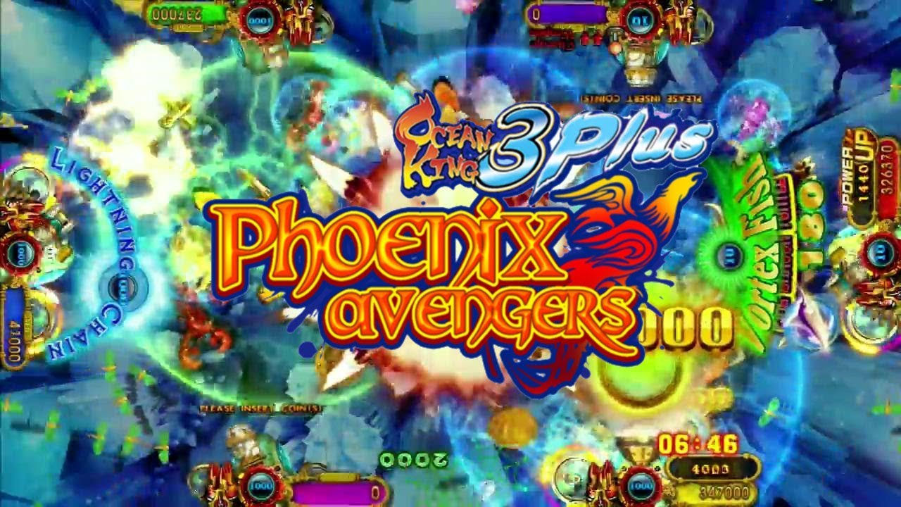 Fish Game Machine,Ocean King 3 Plus Phoenix Avengers Fish Game Arcade Popular In NC,Hawaii,US