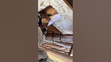 Attic R Us: installing spray foam insulation