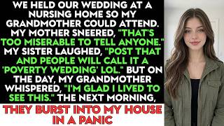 They Mocked My Nursing Home Wedding—Then My Mother and Sister Begged Me to Take It Down