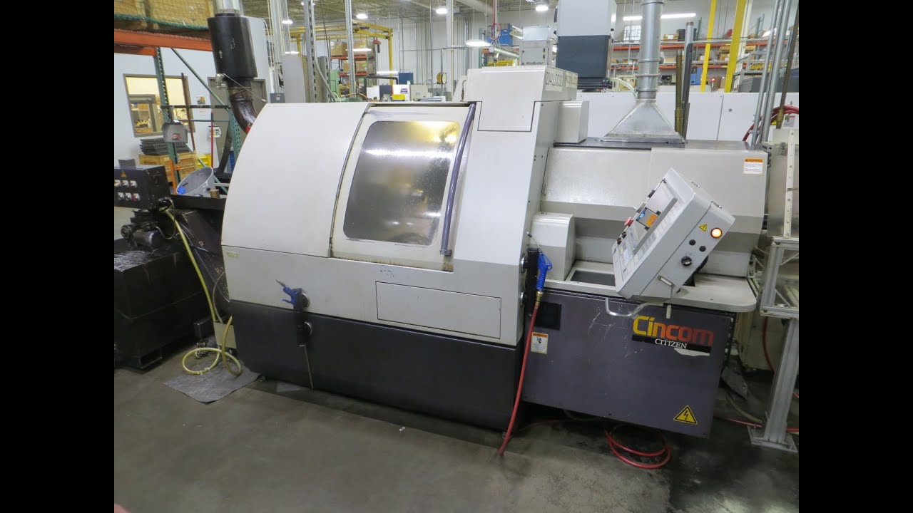 Citizen C32 Type VIII CNC Swiss Screw Machine with Iemca Boss 432