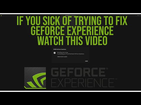 How to Fix GeForce Experience Error Code 0x0001 on Windows?