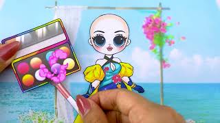 KPop Demon Hunters | Rumi and Jinu get MARRIED | DIY Paper Dolls Fashion