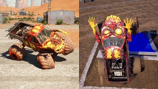 Zombie FIRE MONSTER TRUCK🔥 Ultimate Freestyle Compilation | Monster Jam 2025
