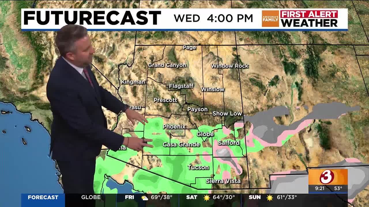 Tracking changes in Phoenix-area temps into January - YouTube