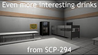 Even more interesting drinks from SCP-294!