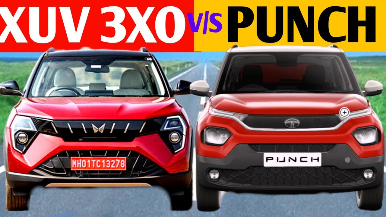 Tata Punch VS XUV 3XO | Mahindra xuv 3xo vs Tata Punch compare 