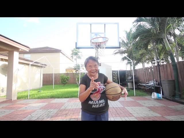 Dwyane Wade goes 1-on-1 with 90-year-old Grandma Nelly