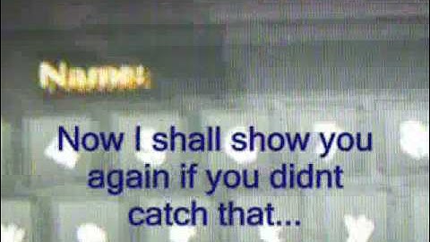 Call Of Duty: WaW - How to change class text colour! *GLITCH*