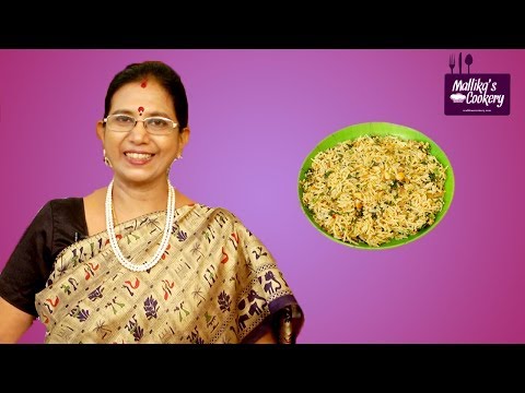 Keerai Greens Fried Rice Mallika Badrinath Recipes Simple Spinach Fried Rice
