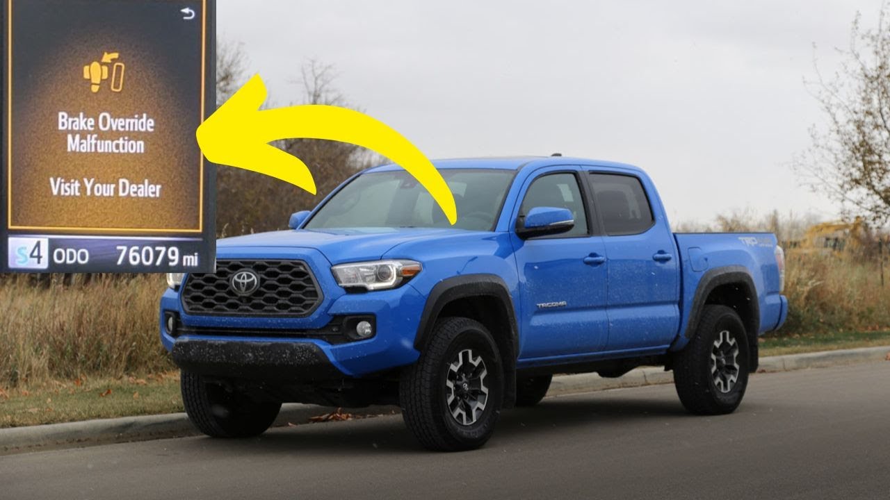 Brake Override Malfunction Toyota Tacoma