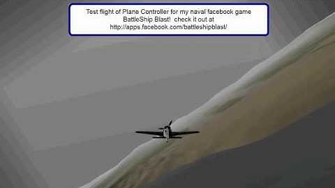 Unity 3D Airplane Game Control Test Flight