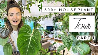 300+ Houseplant Tour  2023 Plant Collection Home Tour (Rare and Common)  PART 1