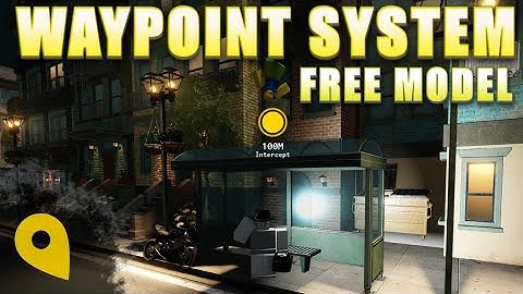 How to easily make a WAYPOINT SYSTEM in Roblox studio... (FREE model)