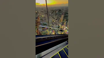 Tokyo S Most Famous Escalator Shibuya Sky Shibuya Shibuyasky Tokyo Sunset 
