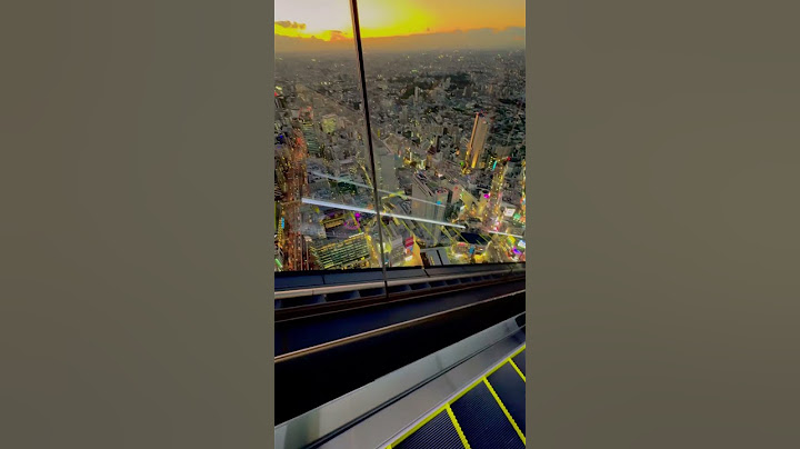 Tokyo’s most famous escalator. Shibuya Sky 😍 #shibuya #shibuyasky #tokyo #sunset