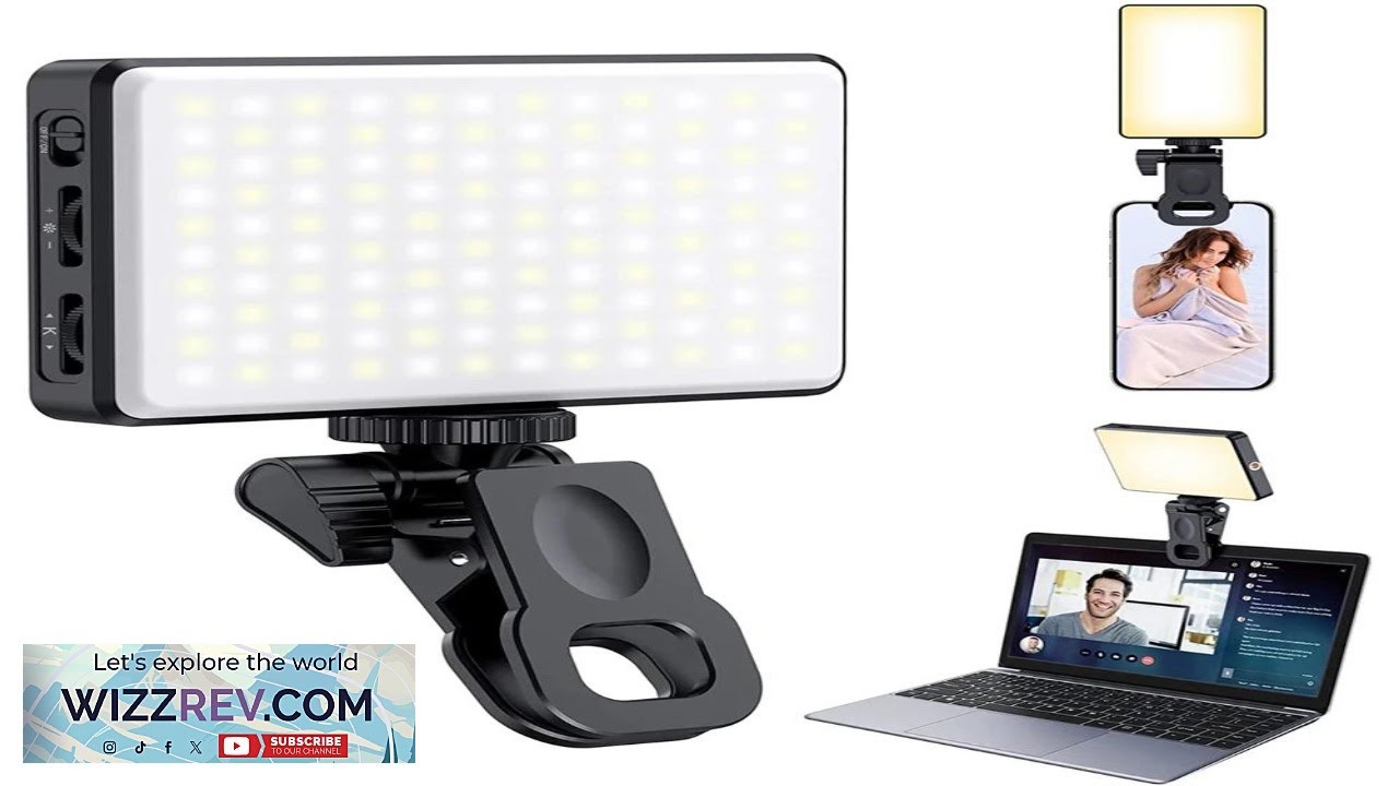 LED Selfie Light Phone Fill Light 120 LED 3000mAh Rechargeable Portable Video