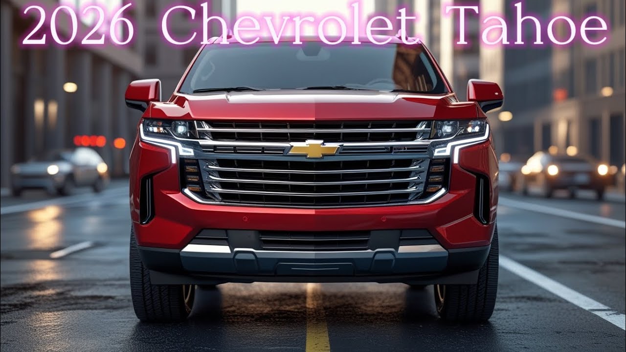 2026 Chevrolet Tahoe Full Review | Luxury, Power & Space Like Never Before