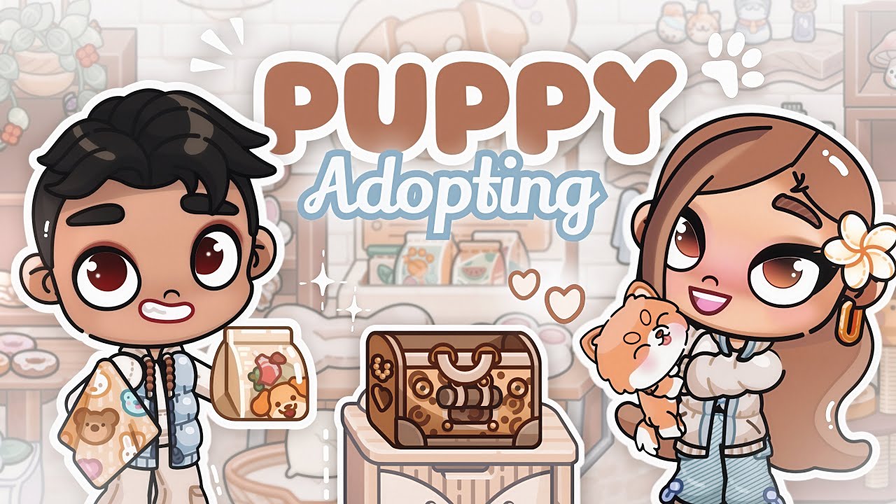 Adopting Our First Puppy! 🐶🐾 Meet Our New Baby | Avatar World Roleplay *Voiced* 
