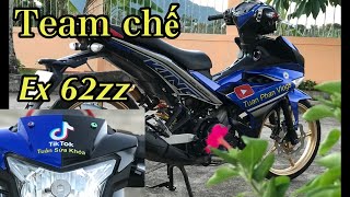 Chế ex 150. 62zz team xe theo í.. Nhận đặt team dán team xe theo yêu cầu.// TUAN PHAN VLOGS