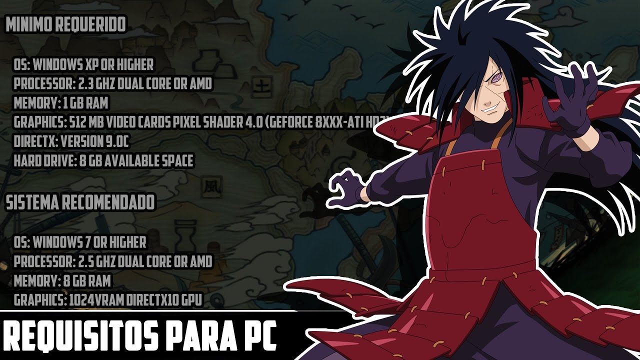 naruto shippuden ultimate ninja storm revolution requisitos naruto shippuden ultimate ninja storm revolution requisitos