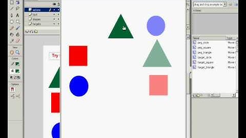 how to Drag and drop tutorial on Macromedia flash PART 2