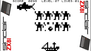 PIRATE INVADERS (2024) ZX81 16K