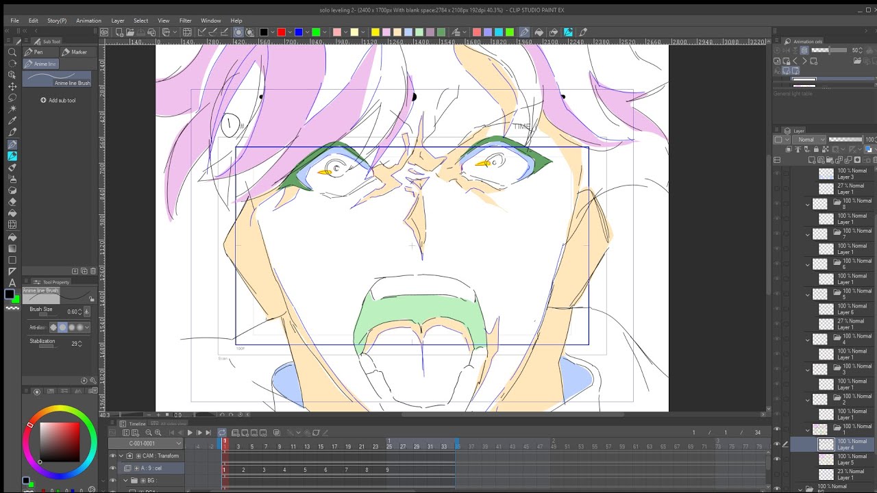 learning how to animate anime layout - YouTube